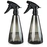 2 Stücke 500ml Sprühflasche,Wassersprühflasche Pflanzen,Sprüher,Gartenspritze,Kunststoff Zerstäuber Sprühflaschen,Kunststoff Zerstäuber Sprühflaschen,Handsprüher,Spritzer Gießkanne für Ätherische Öle