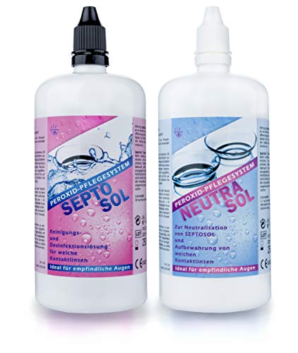 2-Stufen-Peroxidsystem SeptoSol/NeutraSol Kombipack für weiche Kontaktlinsen (je 250 ml)