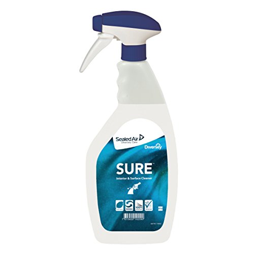 Sure 7523889 Kit 6 bottelas Sprayer, Sure Glass & Surface, 750 ml