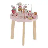 Little Dutch 7341 Holz Aktivitätstisch/Spieltisch - Fairy Garden rosa