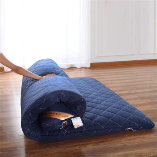 収納マスター Premium-Matratzenauflage, japanische verdickte Futon-Tatami-Kissenmatratze, Faltbare Bodenmatratze, doppelte tragbare Schlafunterlage für Wohnzimmer, Schlafsaal(A,100x200(39x79inch))