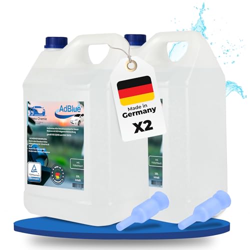 AMMO CHEMIE ® Adblue 2x10 L [MADE IN GERMANY ] - Ad blue Adblue 10 l für diesel ISO 22240 – Ad Blue [TÜV zertifiziert ]