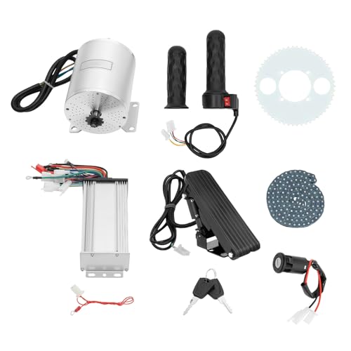 48-72V 43A Elektro-Brushless Motor Kit 3KW Brushless Motor Set 5,4 N.m Nenndrehmoment Brushless Motor set 200 kg Tragfähigkeit 3 Geschwindigkeit Gänge Schutzart IP33