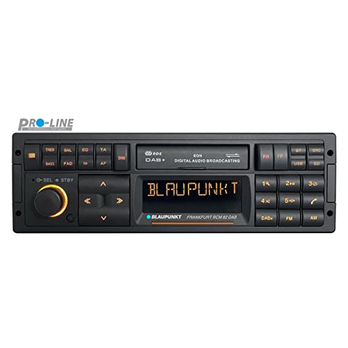 Blaupunkt Frankfurt RCM 82 DAB,1-DIN Autoradio, DAB+, Bluetooth, AUX; USB, SD-Karteneingang, Lenkradfernbedienung, Freisprecheinrichtung, Equalizer, 200 Watt, schwarz