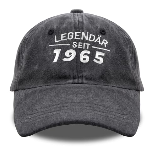 Belillpipi Geschenke für Männer zum 60, Geschenke 60 Geburtstag Mann, Geschenkideen zum 60 Geburtstag, 60 Geburtstag Cap, Cap zum 60, Legendär Seit 1965 Cap, Geburtstagsgeschenk für Männer 60