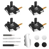 14 in 1 Metall Thumbsticks Analog Joysticks Ersatz Kit für Xbox One Elite Series 2 Controller, AOJAKI Xbox Reparaturset Gaming Zubehör inkl. Thumbsticks Base Joystick T6 T8 Kreuzschraubendreher