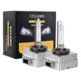 XELORD D1S Xenon Brenner Scheinwerferlampe 6000K Diamond Weißlicht 35W HID Fahrzeugscheinwerferbirne12V (2 Lampen)