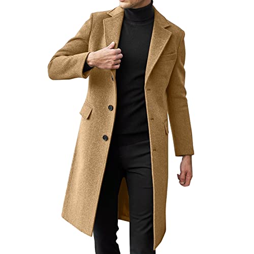 SRZYMJ Mantel Herren Wintermantel Übergangsjacke Atmungsaktiv Outdoorjacke Leicht Jacke Übergangsjacke Mit Kapuze Softshelljacke Steppweste Dünn Funktionsjacke Parka Winter Sportjacke Freizeitjacke