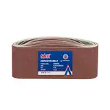 SALI Schleifbänder 10 Stück 75 x 457 mm Schleifband Körnung 120 Bandschleifpapier für Bandschleifer Schleifmaschine zum Holz Metall Schleifen, Feilen, Schärfen und Entrosten