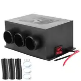 12V Drei-Loch-Autoheizung USB-Stecker Konstanttemperaturheizung Autoheizung Tragbare Winterheizung Wärmer Windschutzscheiben-Entfroster Nebelentfernung Auto-Demister