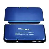 Ersatzgehäuse für 3DSLL-Gehäuse (oben/unten, für New3DS 3DS XL LL 3DSXL New3DSXL, New3DSXL, New3DSXL, 2-teiliges Set, Dunkelblau)