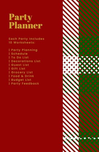 Party Planner and Event Organizer Notebook: Private Party and Celebrations Event Planning, Holiday House Party, Guest list, To Do List and More