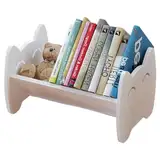 Quixotical Kinder-Bücherregal, Mini Kompakter Bücherregal, Buchständer Kinder Bücher-Organizer, Kinderregal für Buchaufbewahrung, für Kinderzimmer, Spielzimmer, Kindergarten, Schule