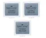 Faber-Castell Art Eraser für Künstler, Grau, 3 Stück