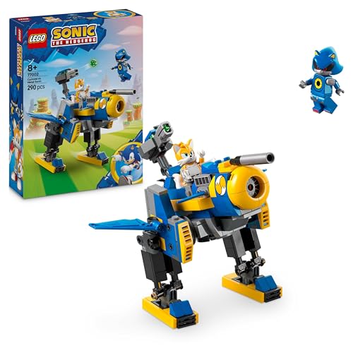 LEGO Sonic The Hedgehog Cyclone vs. Metal Sonic - Spielzeug Mechs zum Sammeln mit 2 Videospiel Minifiguren - Geschenkidee für Jungen und Mädchen ab 8 Jahren & Teenager Gaming Fans 77002