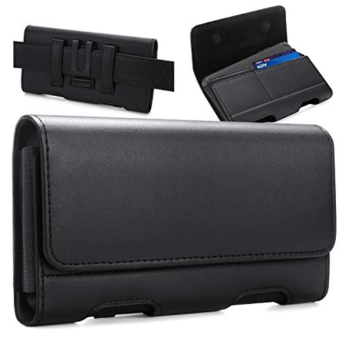 BECPLT for iPhone 15 Pro Max 14 Pro Max 13 Pro Max 12 Pro Max 11 Pro Max Gürtelclip Hülle,Galaxy S23+ S22+ Holster Leder Tasche Handytasche Gürteltasche Schutzhülle Case für iPhone 11 XR 8 Plus 7 Plus