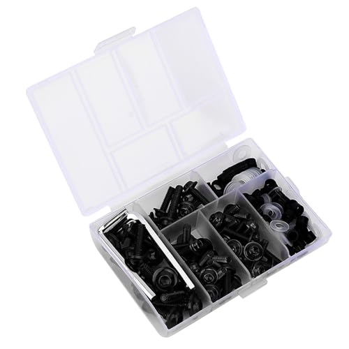 Universalverkleidungsschlüssel Kit Motorradzubehör für Alle Verkleidungsstücke Gold/rotes Material (Black)