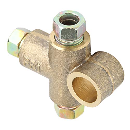 T förmiges Bremsen 3 Wege T Stück Bremsen T Stück mit 3 Außenmuttern Short Union M10 3/16 Zoll Rohr 10 mm