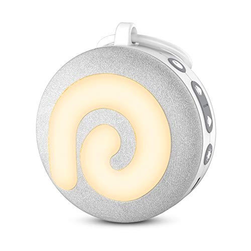 Dreamegg White Noise Machine Baby - D11 Einschlafhilfe Baby Weißes Rauschen Sound Machine mit 11 Musik-Stofftier und Licht, Baby Einschlafhilfe USB Wiederaufladbar Schlafhilfe für Kinder