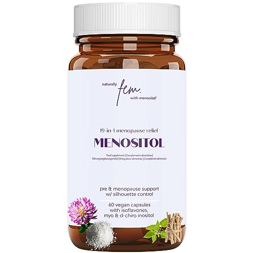 Wechseljahre Inositol FEM 19-in-1 | Bewältigung der Wechseljahre mit Inositol Myo & D-chiro, Isoflavonen, Yamswurzel, Rotkohl | Erhaltung der metabolischen Gesundheit | Hochdosiert, Hormonfrei, Vegan