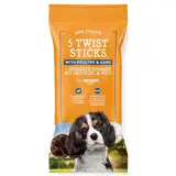 by Amazon Hundeleckerlis - Twist Sticks mit Geflügel und Wild, 100g