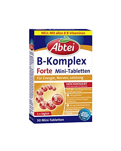 Abtei Vitamin B Komplex Forte, 50 Mini-Tabletten