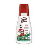 Pritt Bastelkleber, transparent trocknender Alleskleber für Zuhause, Schule oder Büro, weißer Bastelleim für Kinder, 1 Flasche à 100 g, 9H PAKC2