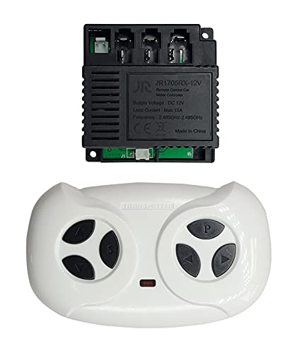 2.4G Bluetooth Fernbedienung und Steuerkasten für Kinder Elektrofahrzeug, Fernsteuerung JR1705RX-12V Controller Platine Elektro Kinderauto Elektrische Spielzeug 1