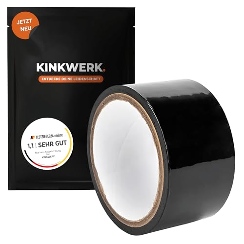 KINKWERK Bondage Tape für Frauen & Männer | 16m x 5cm | Statikfreies Tape | Vielseitig & Sicher | Spezial-PVC | Geruchlos & Hautschonend | Für alle Erfahrungsstufen (1)