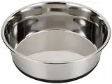 Kerbl Hundenapf Edelstahl, Hundefressnapf Wassernapf, rutschfest, 2800 ml