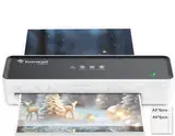 Bonsaii Laminiergerät A4, ABS-Funktion, Geeignet für A4-Dokumente, Büro und Zuhause, 80-100 Micron, Enthält 10 A5/A6 Laminierfolien, L421-A