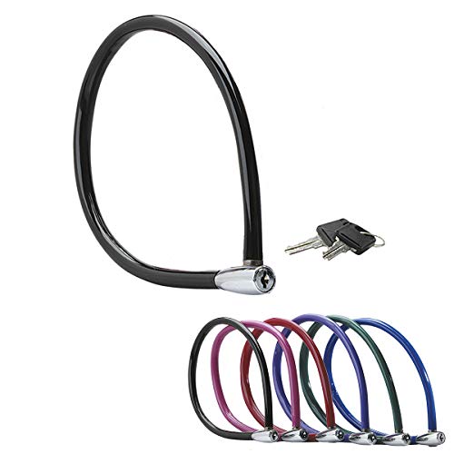 Master Lock Fahrradschloss Kabelschloss ,Schlüssel, 55 cm Stahlkabel, Wetterfest, Zufällige Farbe, 8630-F - Verwendung mit allen Arten von Fahrrädern, Kinderwagen und anderen Sportgeräten