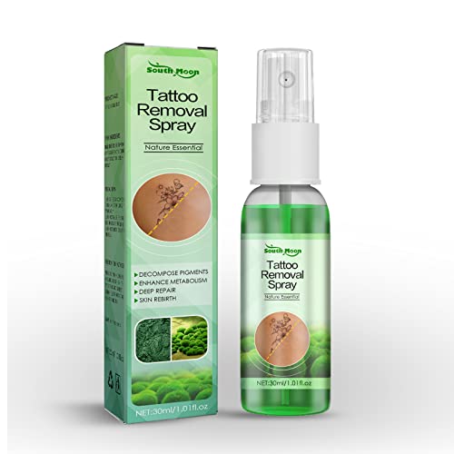 30ml Entfernungsspray, Spray zur Dauerhaften Entfernung von Tätowierungen, Tätowierungen Verblassende Creme, Sicheres und schnelles Hautpflegeprodukt zum Verblassen von Tätowierungen, Entferner