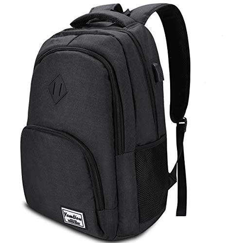 YAMTION Rucksack Herren und Damen,Groß 17.3 Zoll Schultasche Schulranze Schulrucksack Jungen Teenager Laptop Rucksack für Uni Schule Studium Arbeit