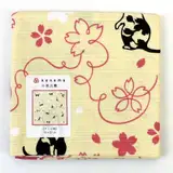 Japanisches Furoshiki Sakura-Neko 50 x 50 cm