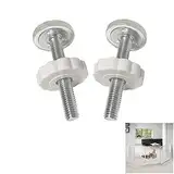 Druckschrauben,Klemmschraube,Druckschrauben Für Kindergitter,Haustier Baby Gate Screw Bolts,Drucktore Gewindespindelstangen Schrauben Kit,Für Baby Gate,2 Stück (90mm)