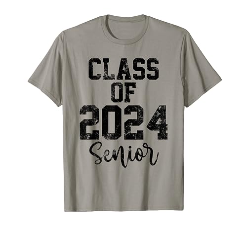 Senior 2024 Klasse von 2024 Senioren 24 Abschluss Absolvent T-Shirt