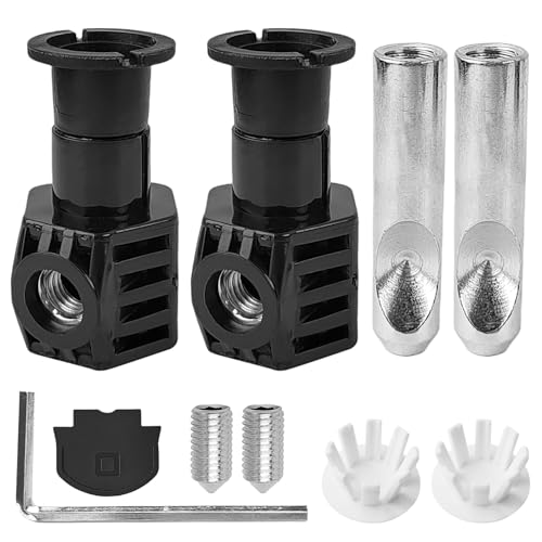 WC Befestigungsset, Intelligentes WC-Befestigungsschraubenset, WC Befestigung, Zubehör für die Toiletteninstallation, für Wandhängende Toilette (Schwarz) (Schwarz)