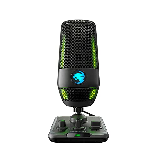 ROCCAT Torch Studio-Grade USB-Mikrofon, schwarz, ROC-14-910