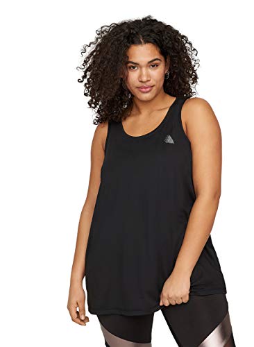 Zizzi Active by Große Größen Damen Trainingstop mit Rundhals Gr - Plus Size Damen Kleidung 42-44 Black