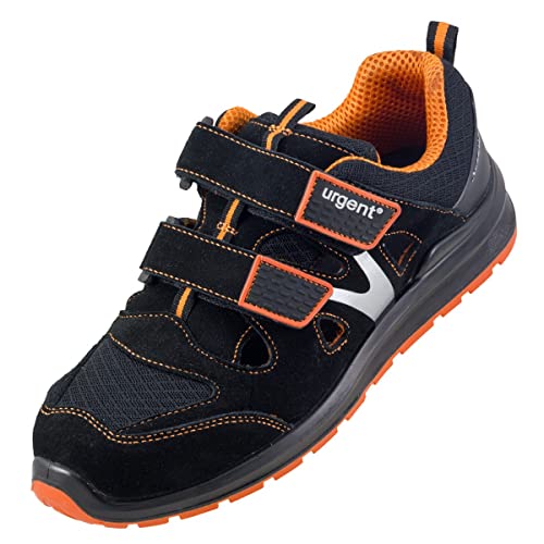 Arbeitssandale Arbeitsschuhe Sicherheitssandale Urgent 309 S1 Sicherheitsschuhe Sommersandale Herrenschuhe (Numeric_45)