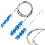 CUEMOON 200m CPAP-Rohr Reinigungsbürste, CPAP Tube and Mask Bürstenset, CPAP Schlauch Reiniger Reinigungs Set, Bürstendurchmesser 15 mm und 19 mm