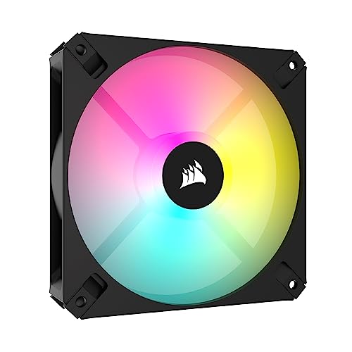 Corsair iCUE AR120 RGB Digital 120mm ARGB-Kompatibler Lüfter - Schwarz