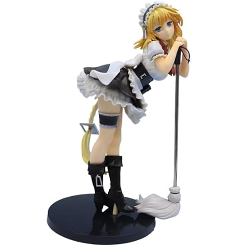 REOZIGN Figur G36, Damen-Kleidungsstück, langer Zopf, Figur G36, 22 cm, Figur, Modell aus PVC, handgefertigt, Ornament, Geschenke