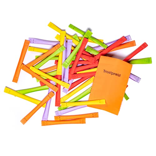 IvEnt.Box Tombola - Regenbogenlose Gewinnaussage: Trostpreis, 100 Stück, bunt gemischt