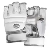 MMA, Krav MAGA, Handschuhe Profi von BAY (weiß/Silber, L)