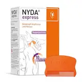 NYDA Express Läusemittel, 2x50 ml: Effektives Läusespray und Läusekamm gegen Läuse & Nissen, rasche Behandlung in 10 Min, gute Verträglichkeit, physikalisch wirksam