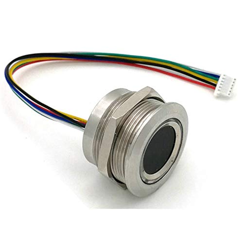 Qusedwey R503 Rundkreis-Ringanzeige LED-Steuerung DC3.3V MX1.0-6Pin Kapazitives Fingerabdruckmodul Sensorscanner-19Mm