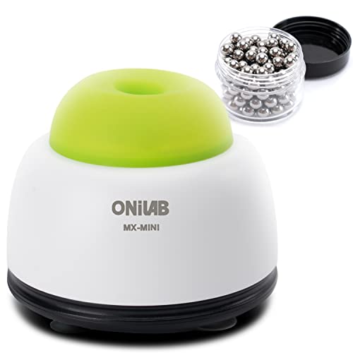 ONiLAB Mini Vortex Mixer mit Touch Funktion, Labor Mischen, Nagellack, Tattoo Tinte, Wimpernklebstoffe und Acrylfarben Mischen, Labor Vortexer für Zentrifugenröhrchen und Teströhrchen