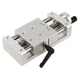 KA80-1402-50/100/150 Aluminium, Yctze Lagerführung Ausrüstung Lineartisch Schiebetisch Manuelle Rollentische Korrosionsbeständig (Hub 50mm)